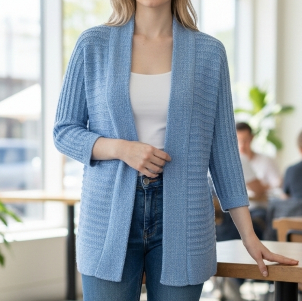 Charter Club Open Cardigan